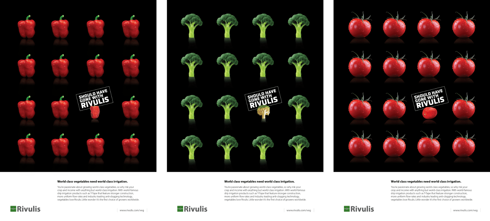 Print adverts | Rivulis